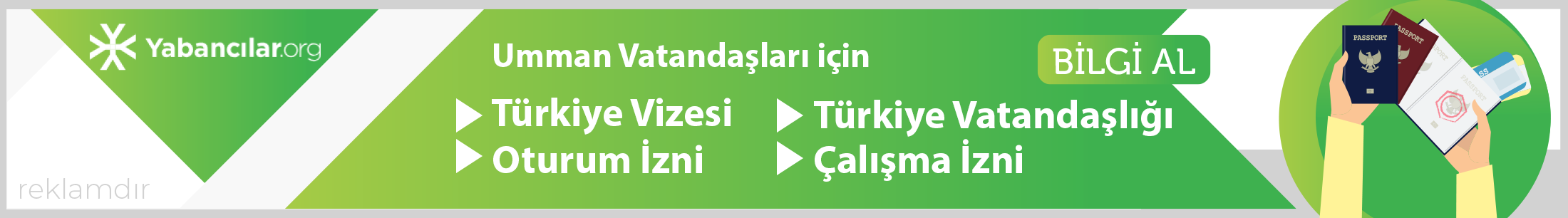 Umman Vatandaşları İçin Türkiye'de Alınması Gereken İzinler